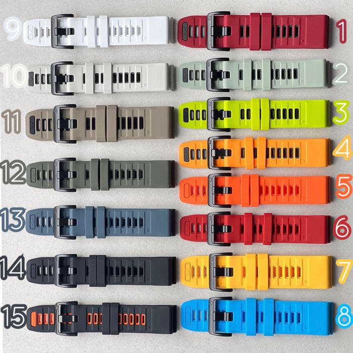 22мм 26мм quick fit ремінці силіконові для годинника Garmin