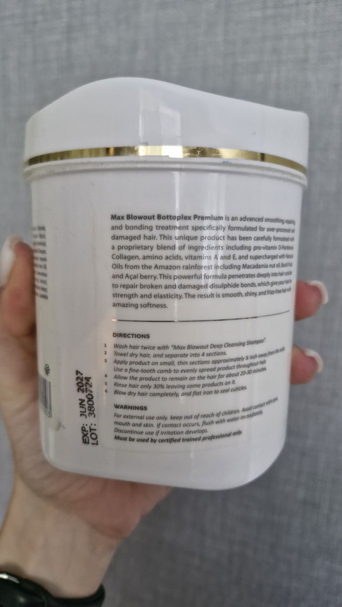Ботокс для волосся Max Blowout Bottoplex Premium