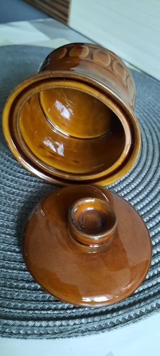 Cukiernica z pokrywką porcelit Tułowice PRL