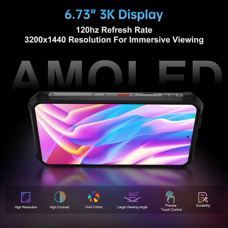 Unihertz 8849 Tank 4 Pro 5G 16GB/512GB Projetor IP68 3.35GHz