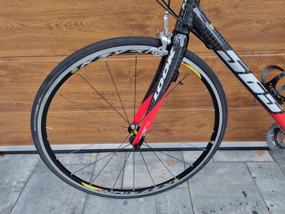 Rower szosowy kolarka szosa Look 565 klasyk karbon Ultegra Mavic