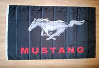 Nowa flaga 90x150 cm Mustang garaż loft club bar oldschool vinted