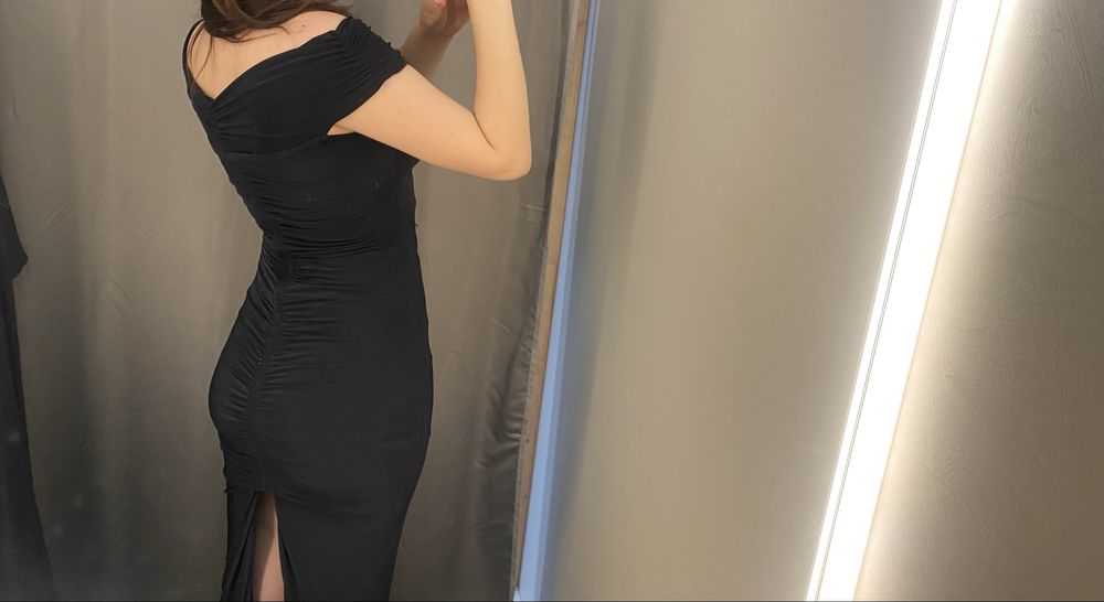 сукня topshop з вирізом максі довга
