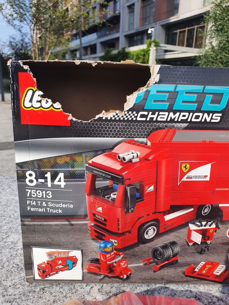 LEGO Speed Champions F14Т грузовик Scuderia Ferrari Лего 75913