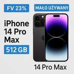 Sprzedam iPhone 14 Pro Max 512 GB 5G – Space Black
