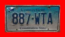 Tablica rejestracyjna CONNECTICUT USA oryginalna!!