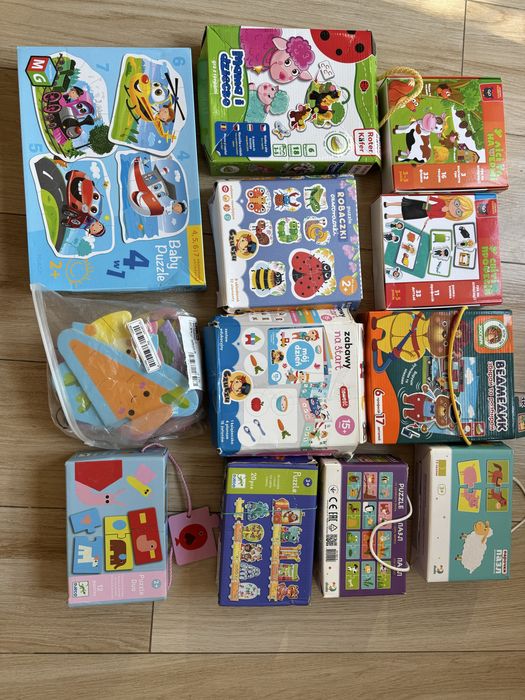 Пазли 2-4 роки, різні форми