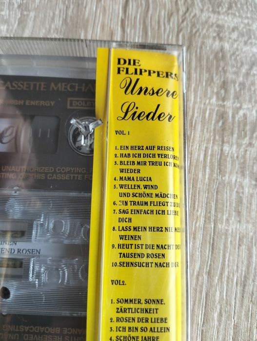 Kaseta magnetofonowa Die Flippers nowa w folii (album dwukasetowy)