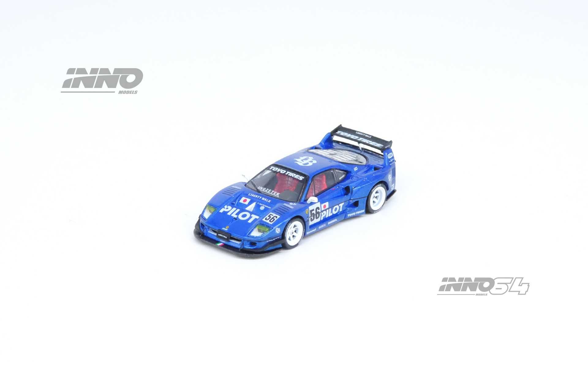 Ferrari LBWK F40 Tokyo Auto Salon 2024 Blue Inno64 1:64