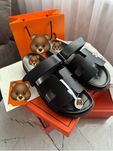 Шлепки Hermes шлепанцы гермес