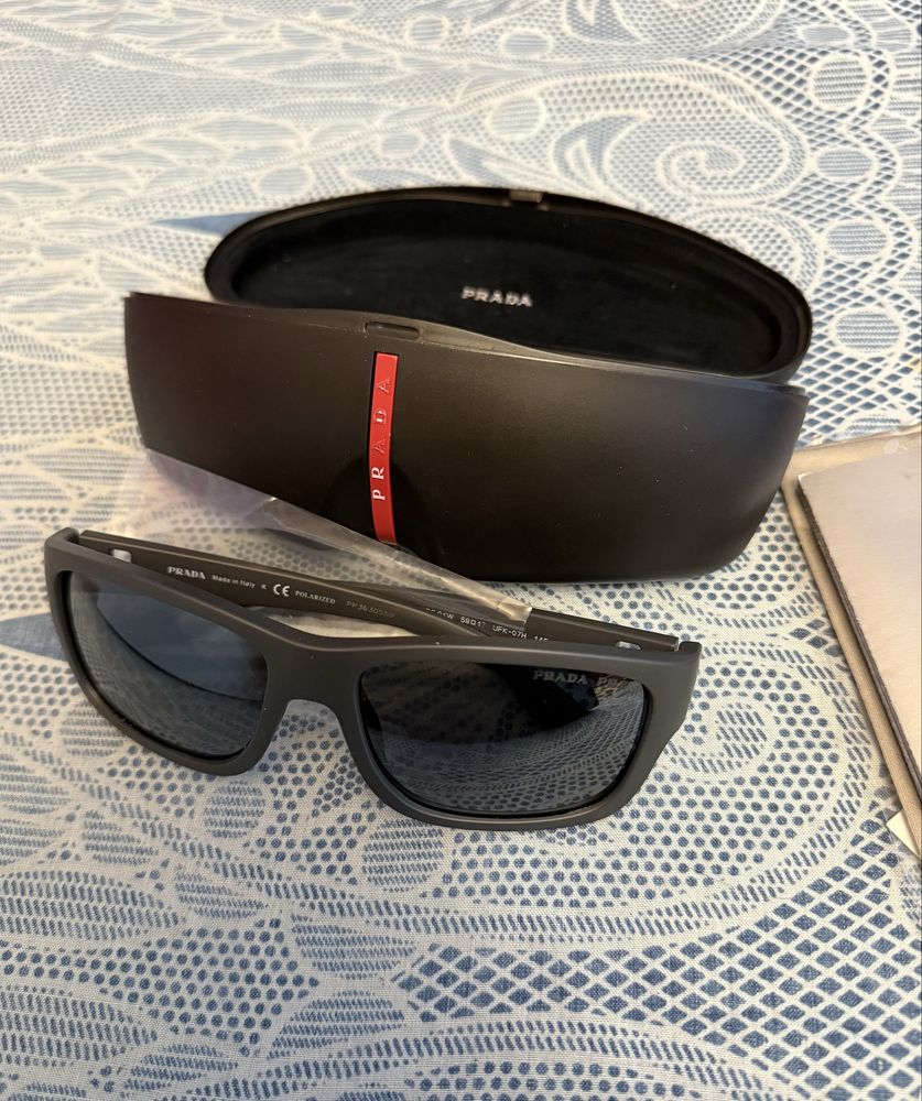 Очки Prada Linea Rossa PS 01 WS (UFK-07H) Gray Polarized
