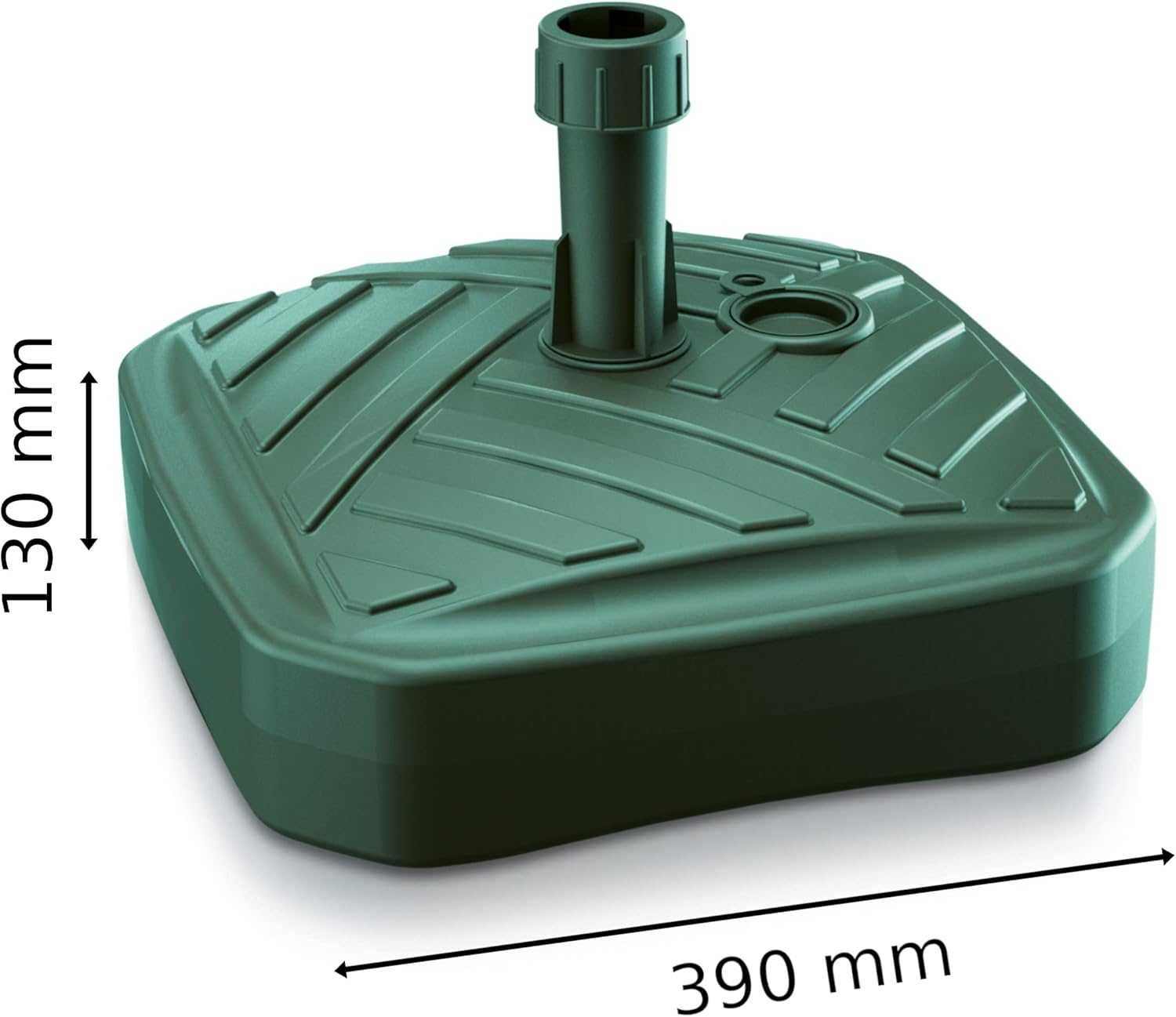 Stojak na Parasol Ogrodowy z Obciążeniem Kwadrat do Stołu 24-30mm