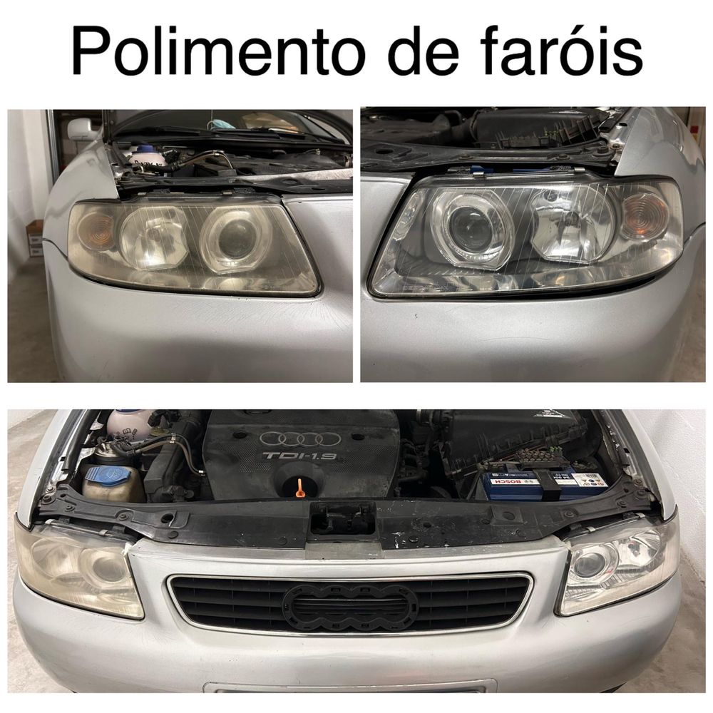 Polimento de faróis