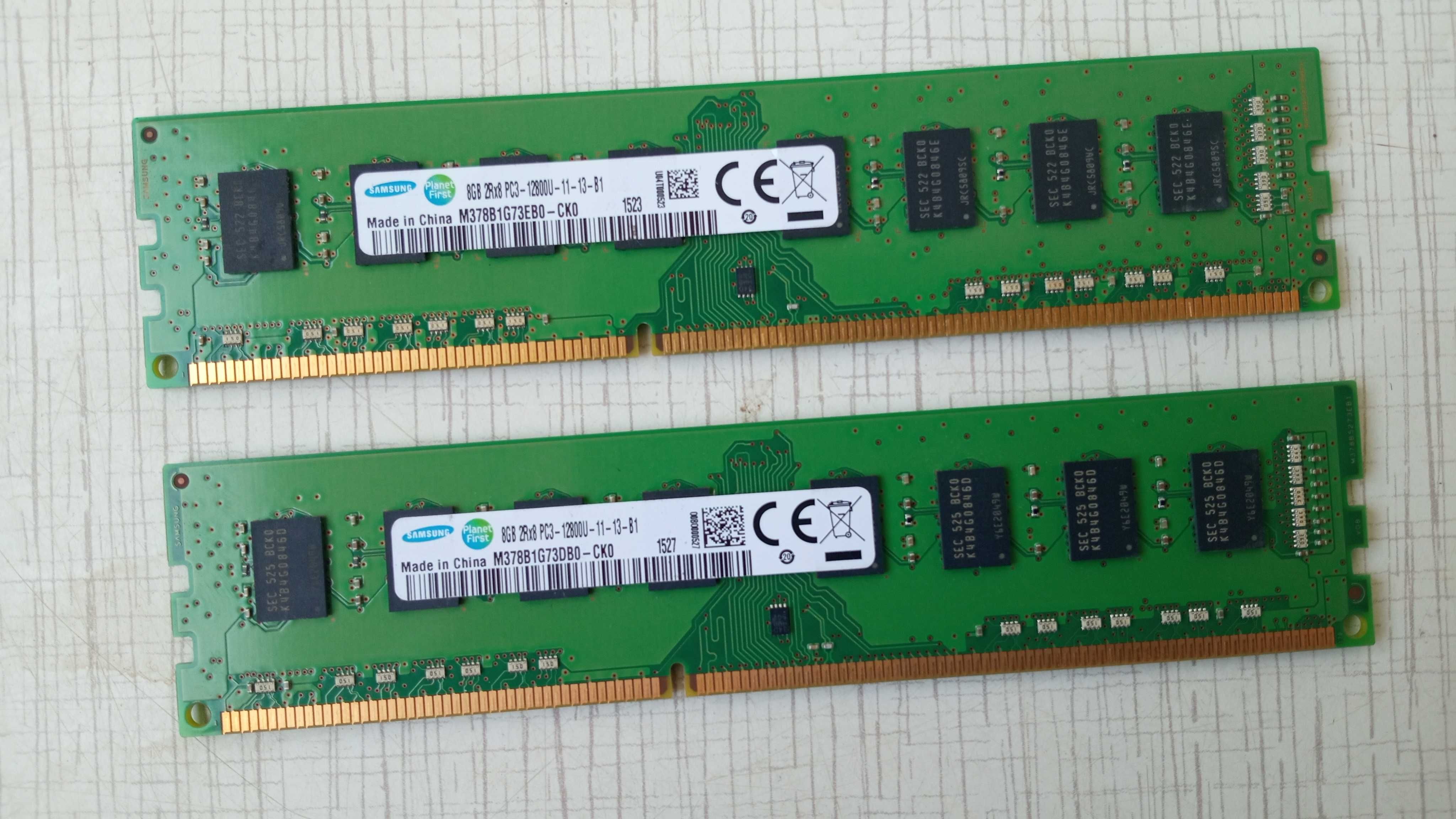 Оперативная память Samsung 8Gb+8Gb/DDR3/1600Mhz