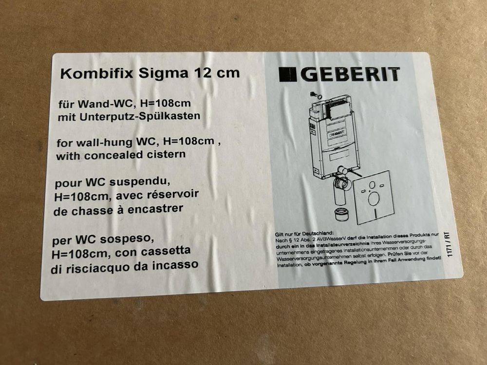 Инсталяция для унитаза Geberit