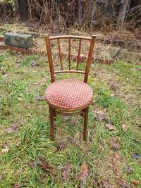 Stołek krzesło drewno fameg Radomsko stare prl buk
