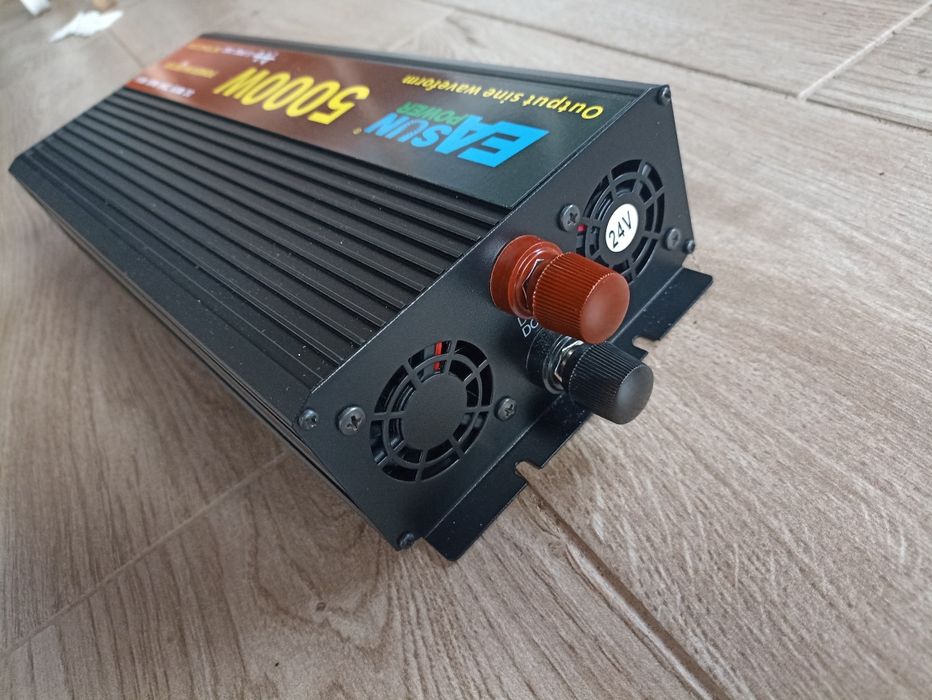 Inversor 24v  Novo 5000w / 2500w contínuos onda pura