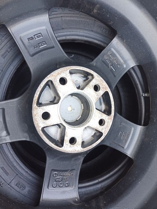 MSW ALU 17" VW Transporter T5 T6 Multivan Caravelle ET49 5*120 Szare.