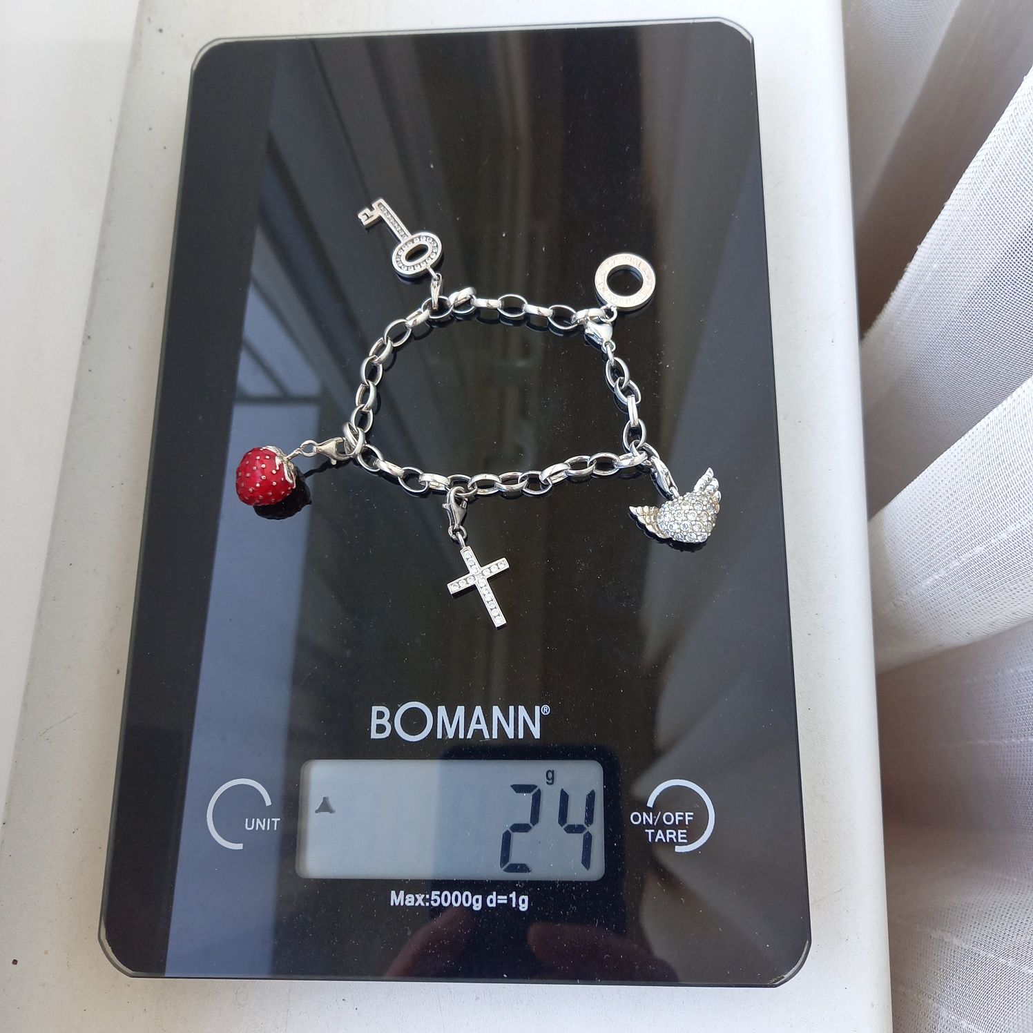 SREBRO 925, Thomas Sabo, bransoletka modułowa, Charm Club.