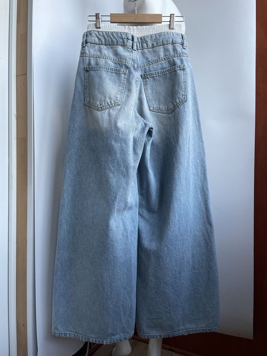 Широкі джинси baggy wide leg очень широкие джинсы prihodova