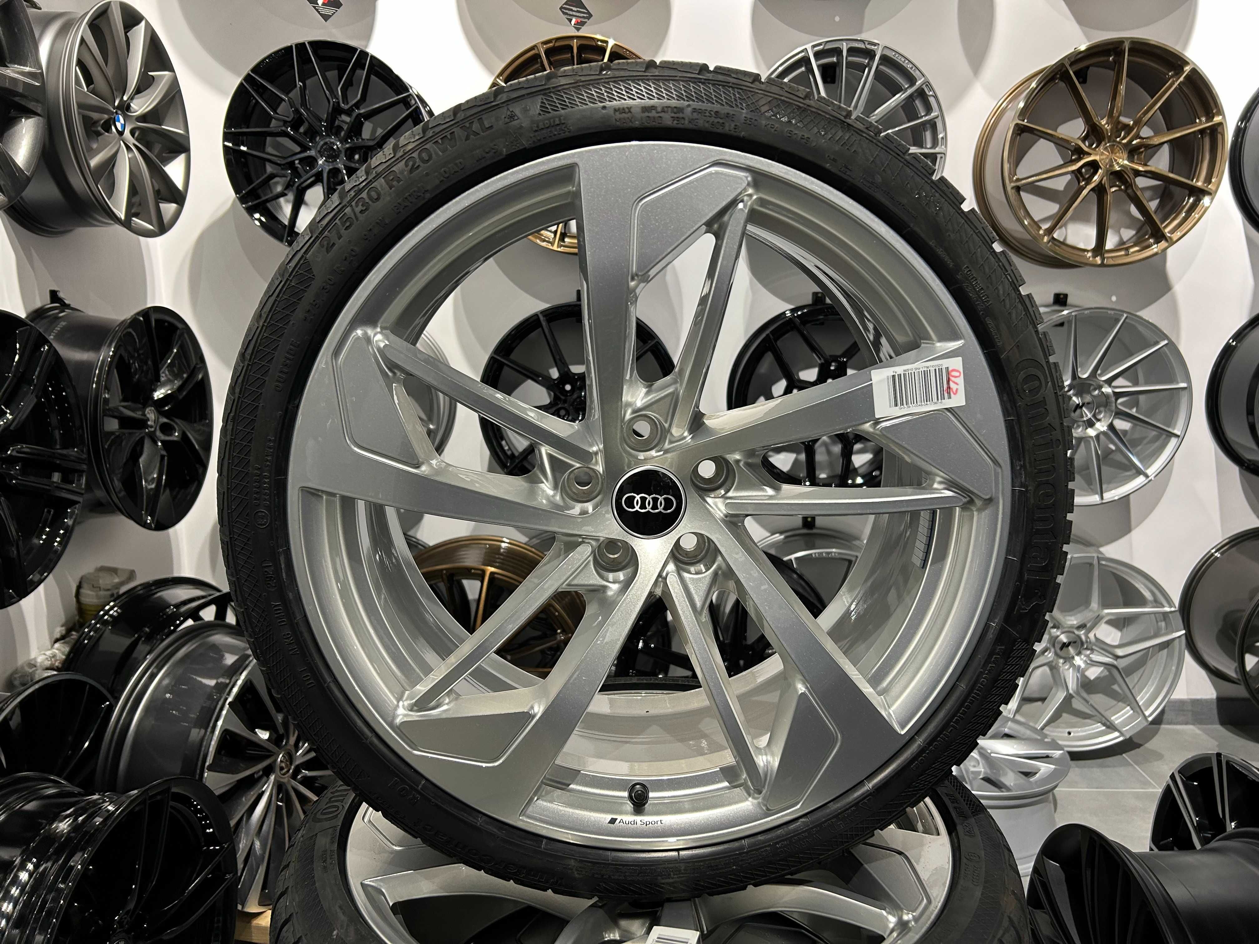 Oryginalne koła zimowe 20 5x112 ET26 Audi RS4 B9 RS5 F5 275/30R20 Cont