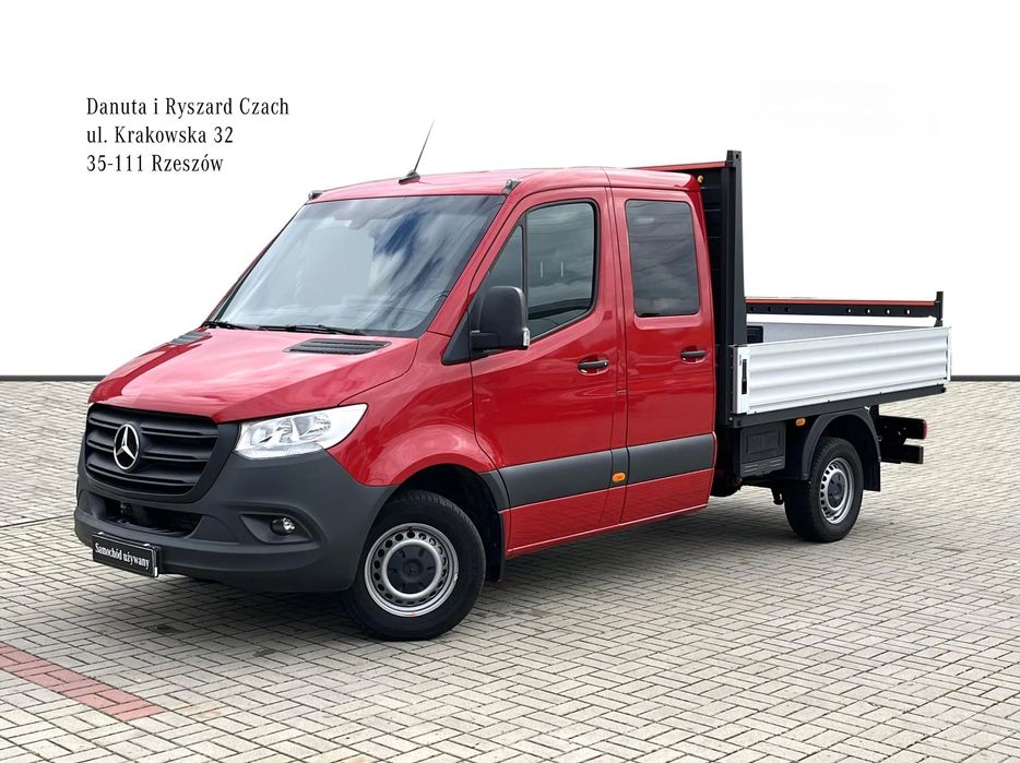Mercedes-Benz Sprinter 315 CDI  Doka / Salon Polska / Bezwypadkowy / Jak Nowy / FV 23%