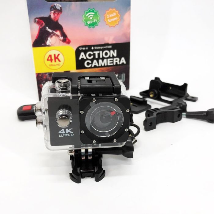 Камера гоу про 4K Wi-Fi  экшн камера GoPro с пультом на голову на шлем