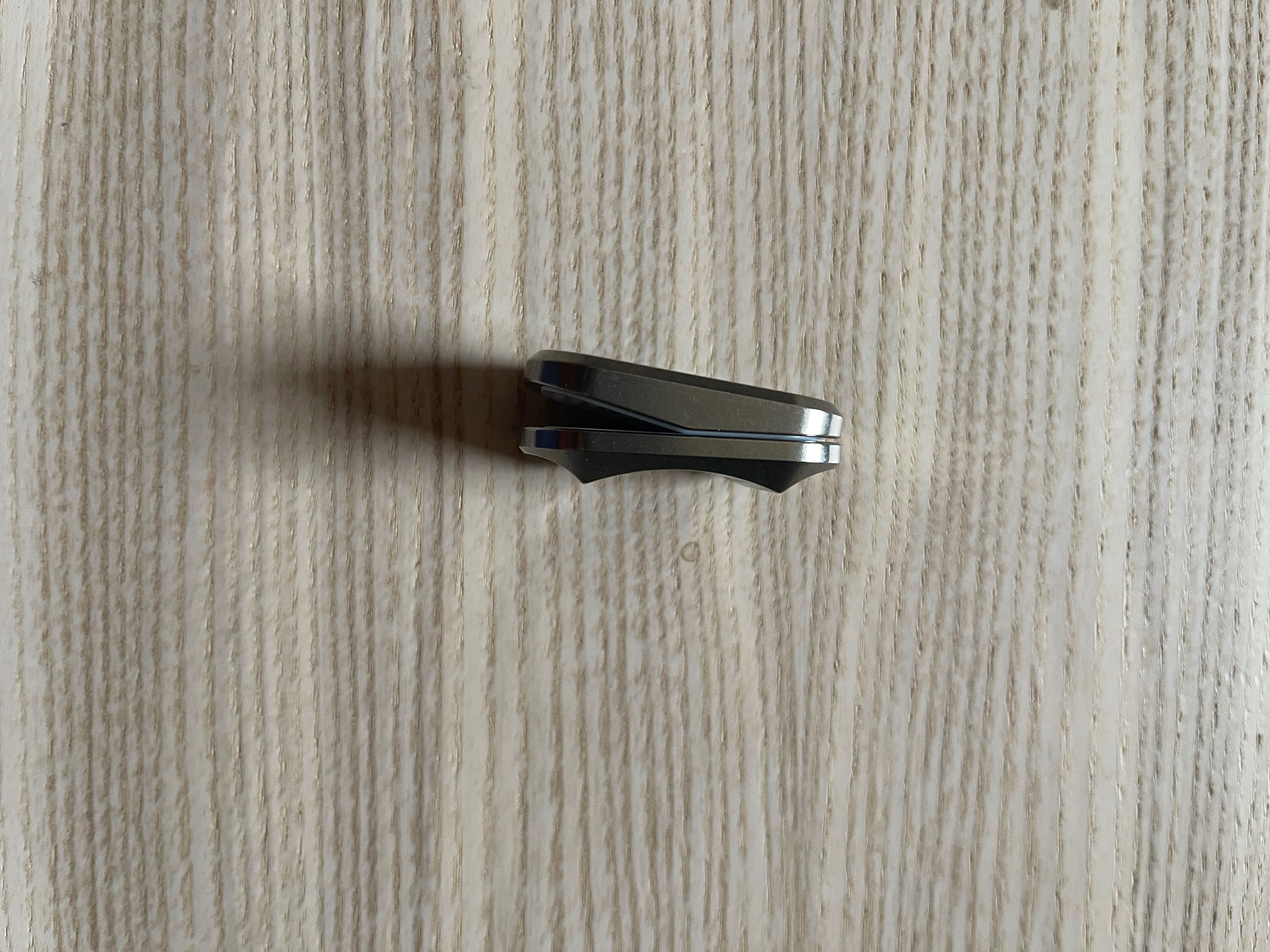 Haptic slider fidget Magnus RockIt Titanium Teflon