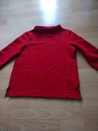 Czerwony sweter  długi rękaw