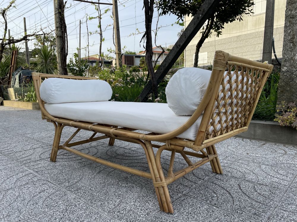 Sofa em Rattan como nova