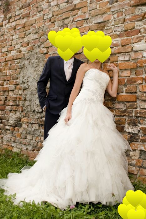 Cudowna suknia ślubna Herms Gaylenne