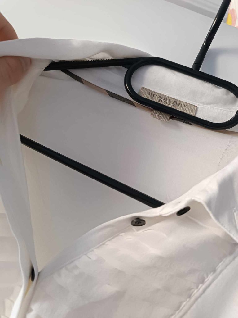 Oryginalna jedwabna koszula damska Burberry