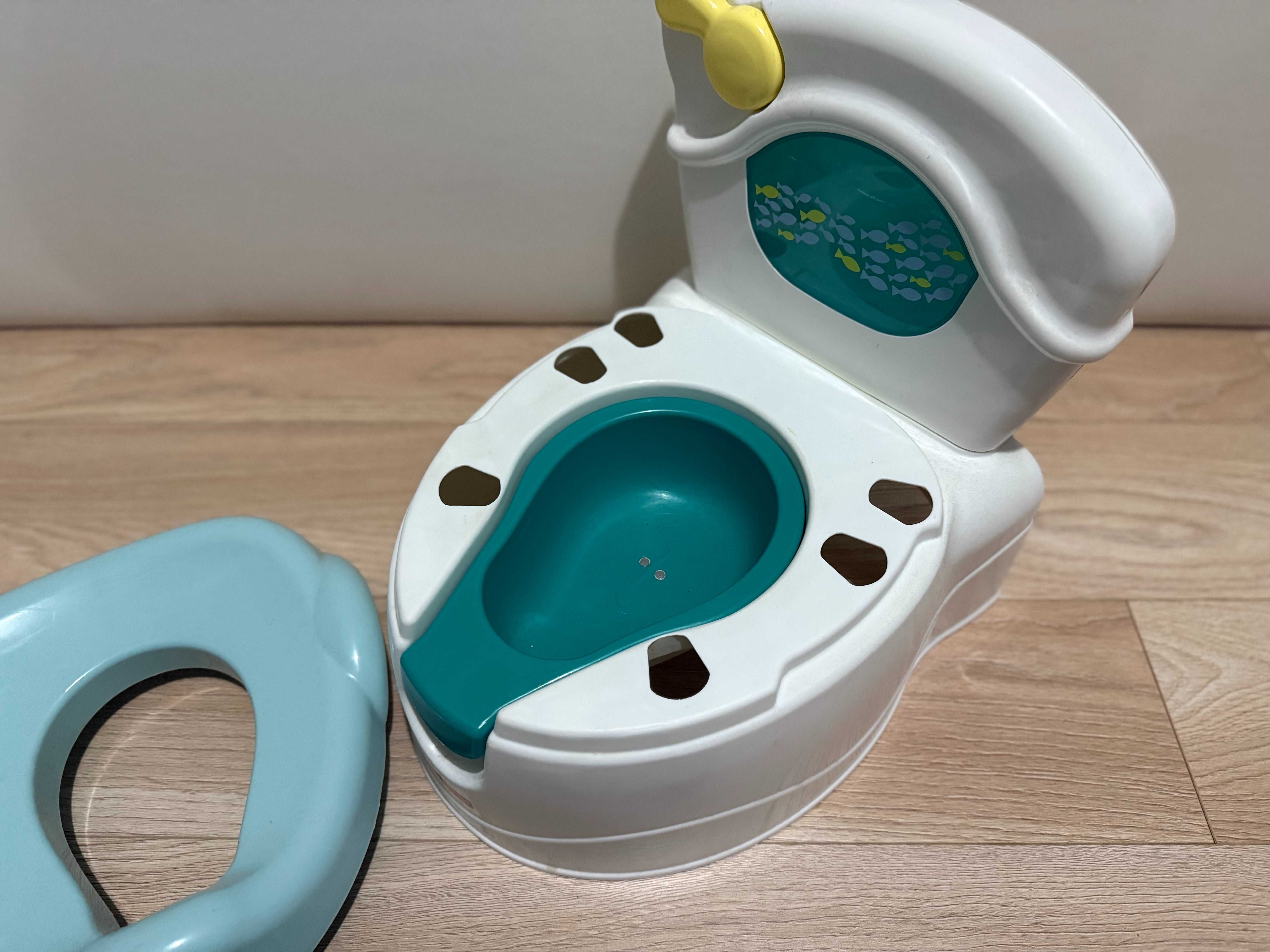 Nocnik z rybkami FISHER-PRICE treningowy dla dziecka światła i dźwięki