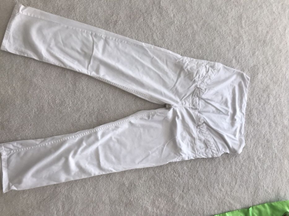 Zestaw spodnie ciążowe bluzka h&m 36