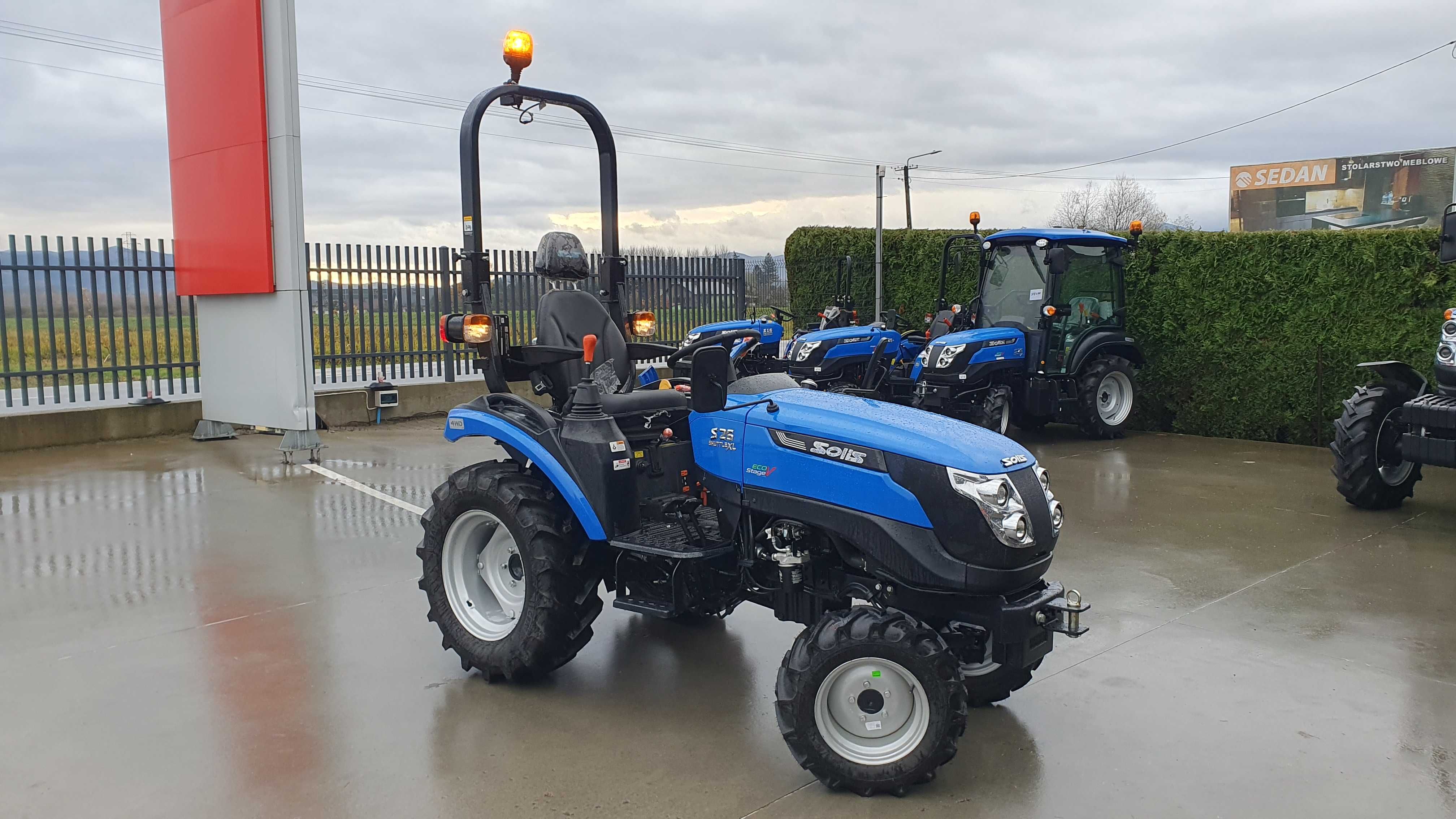 Ciągnik mini traktor Solis S 26 4wd Skrzynia z rewersem 9+9-Najtaniej!