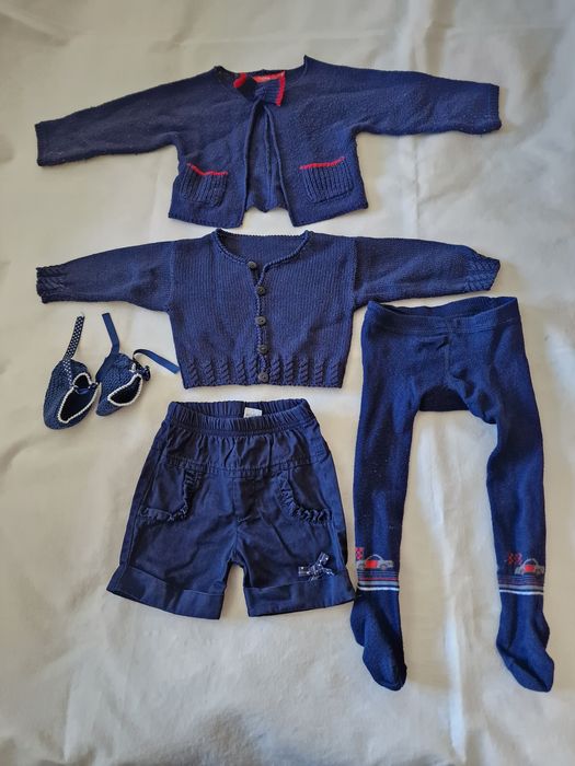 Lote de roupa para bebé de 6-9 meses