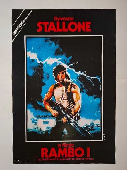 Plakat filmowy oryginalny - Rambo (1982)