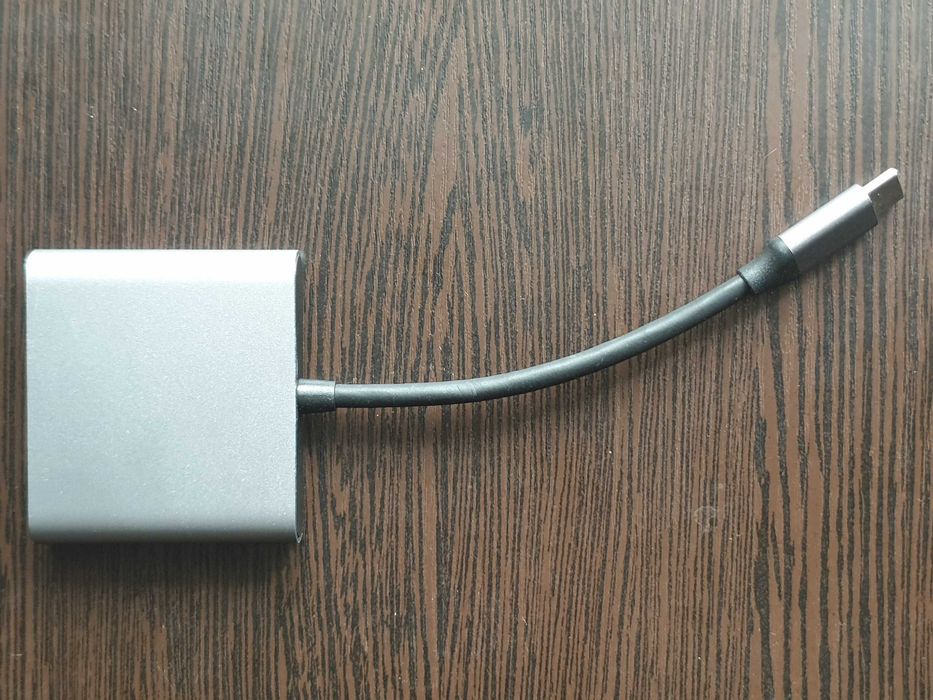 Хаб перехідник з HDMI для планшетів, смартфонів з підзарядкою USB PD