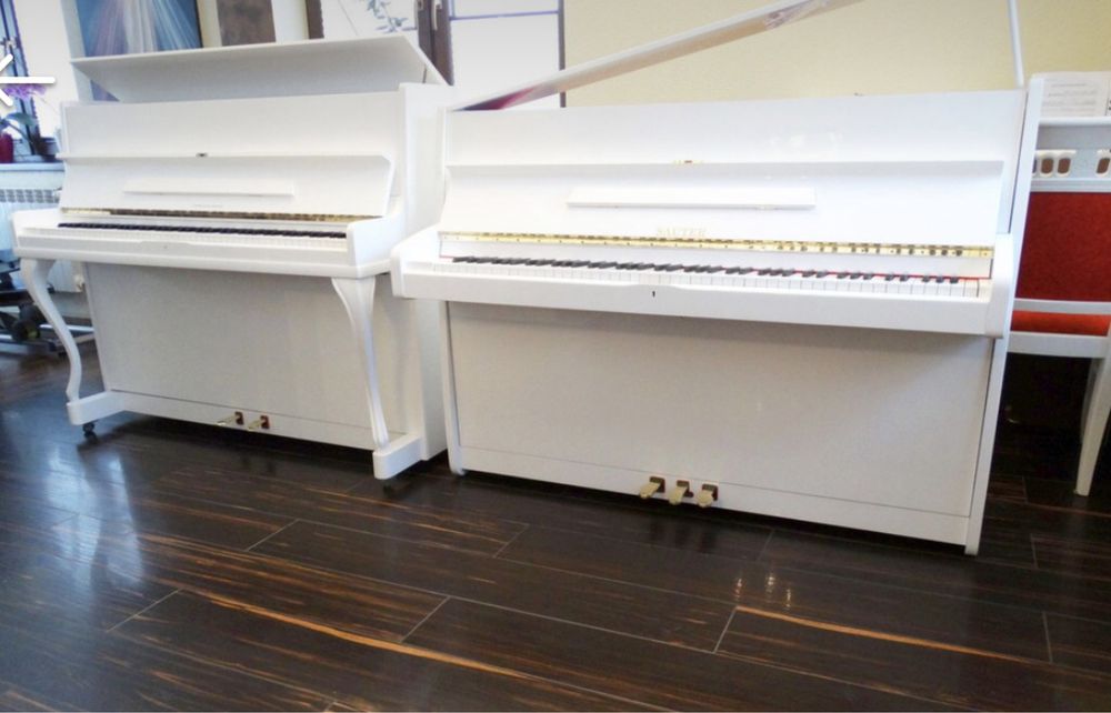 Pianino weinbach biale Petrof czarne od Piano Design