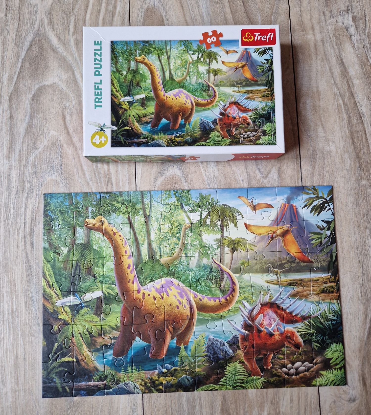 Puzzle Trefl dinozaury 60 elementów 4+