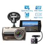 Rejestrator jazdy + kamera cofania wideorejestrator samochodowy Full H