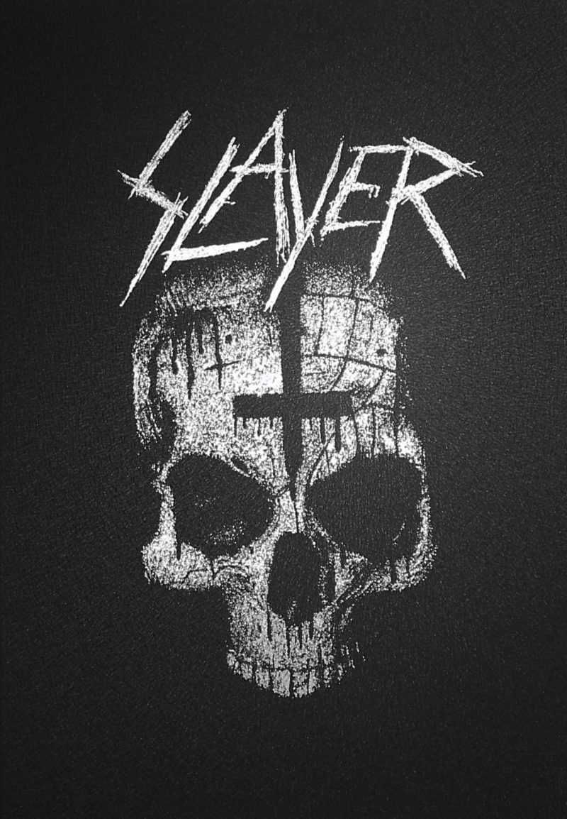 Slayer Ręcznie rzeźbiony w blasze obraz Grawer Staloryt