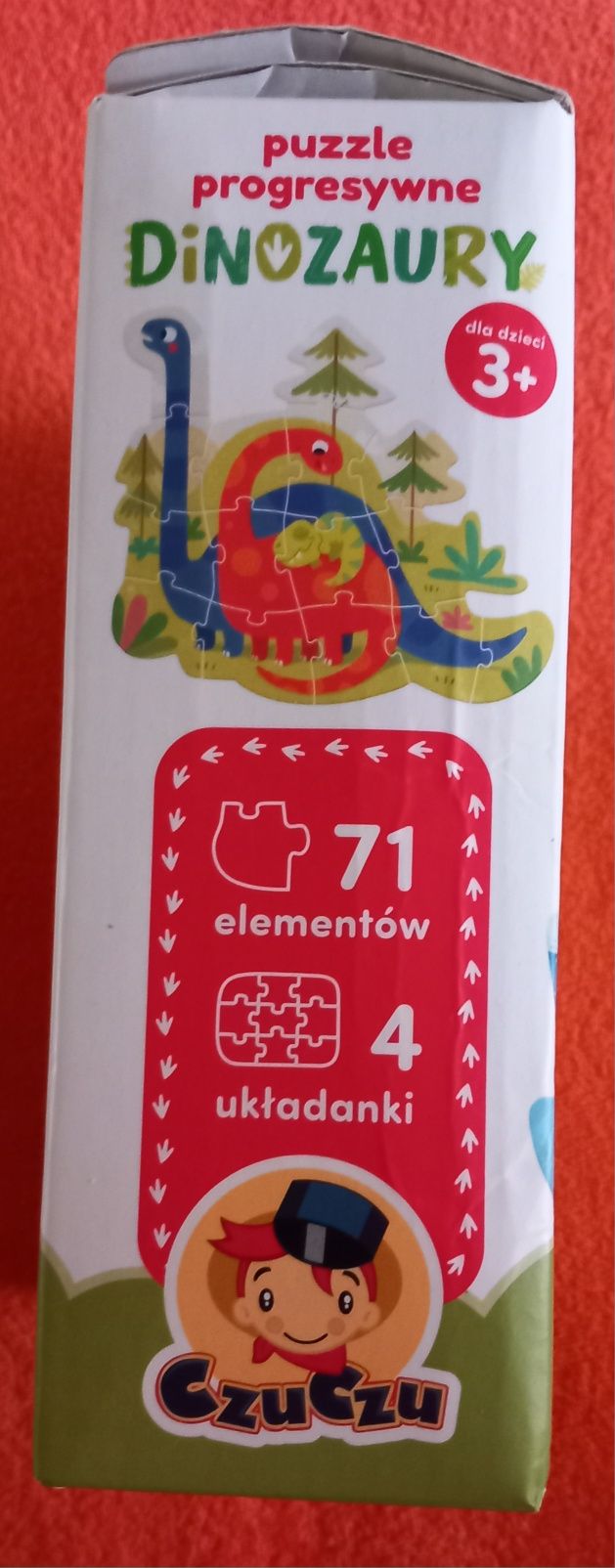 Puzzle progresywne Dinozaury