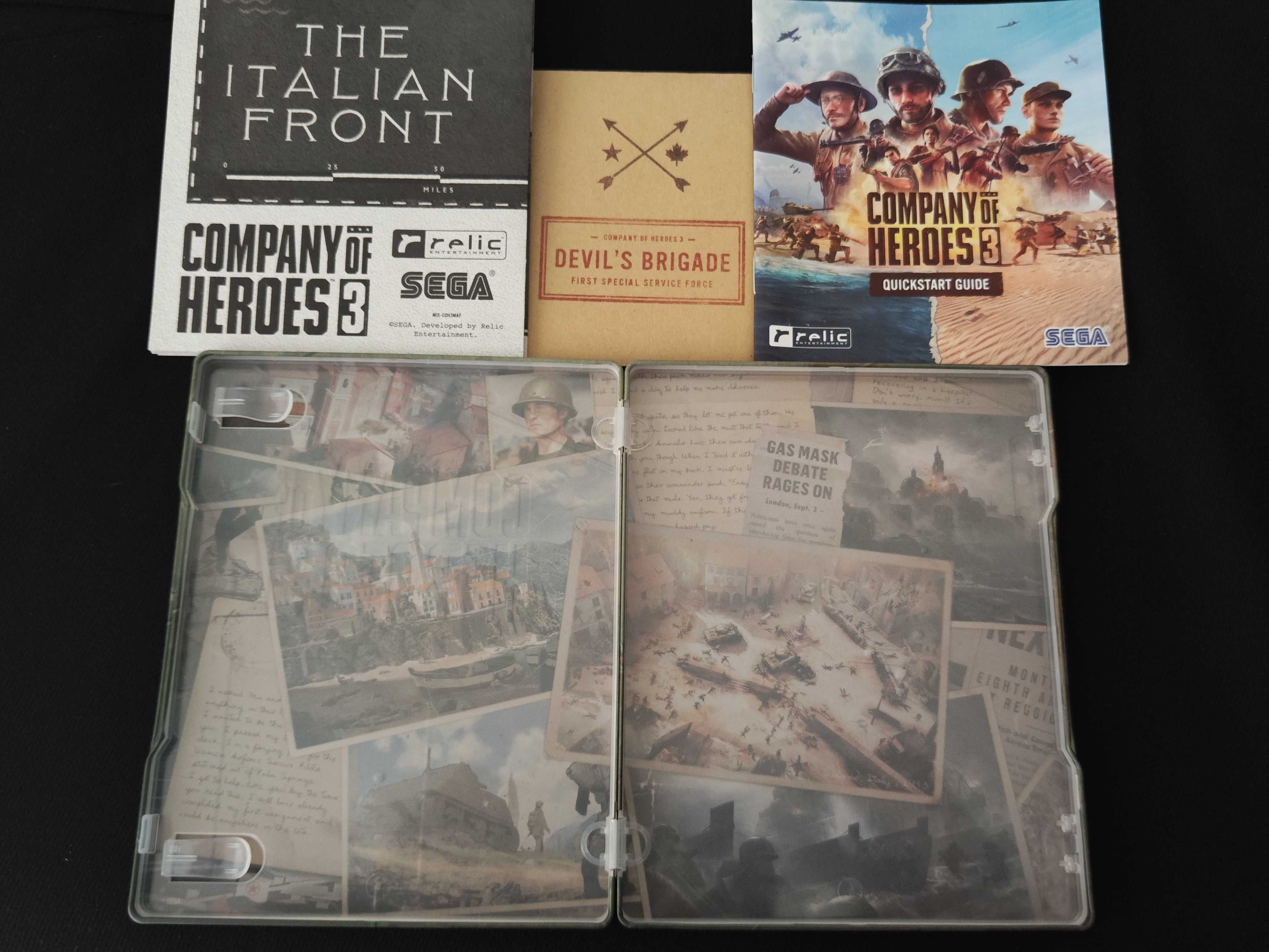 Steelbook Company of Heroes 3 G2 + accessories