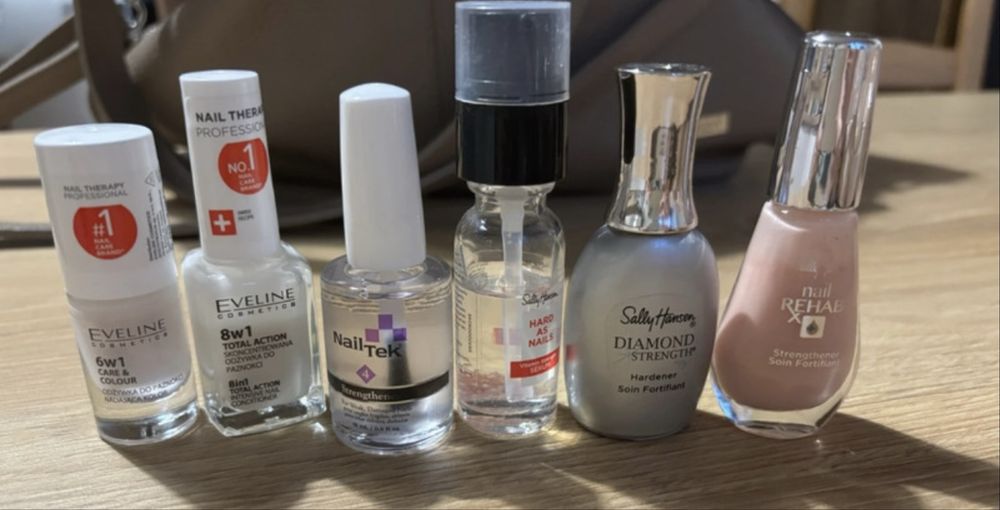 6 odżywek do paznokci Sally Hansen, Nail Tek, Eveline