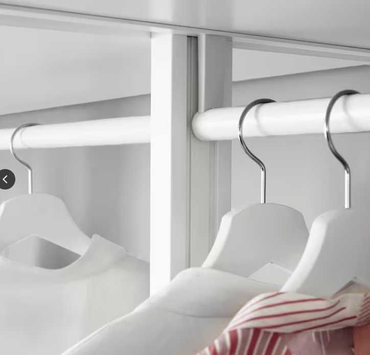 Varão, branco ELVARLI IKEA 40 cm