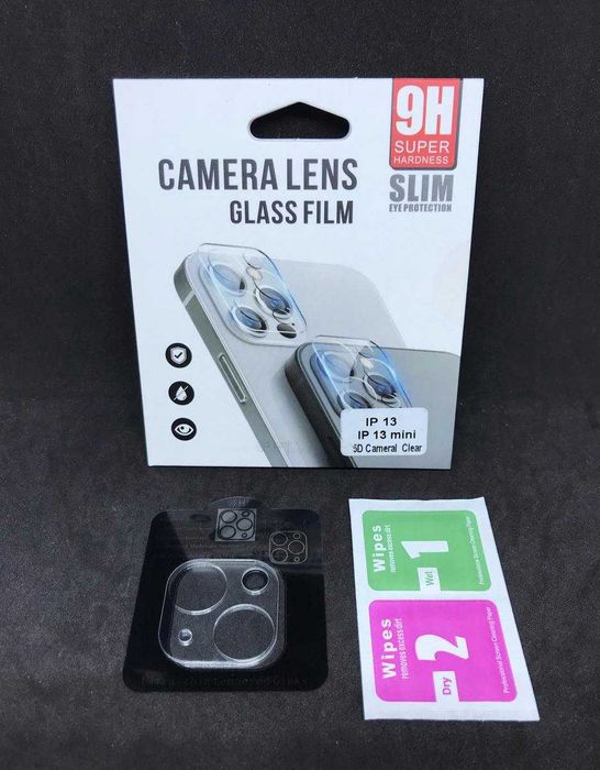 Película vidro câmara traseira iPhone 13 Mini/13/13 Pro/13 Pro Max/Etc