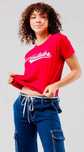 T-shirt damski Hollister Co. Embroidered Logo Graphic Tee size: S