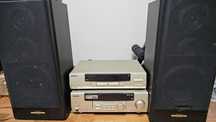 Wieża Kenwood amplituner krf 5050,cd DVF 3550, Pionieer 3drożne CS-777
