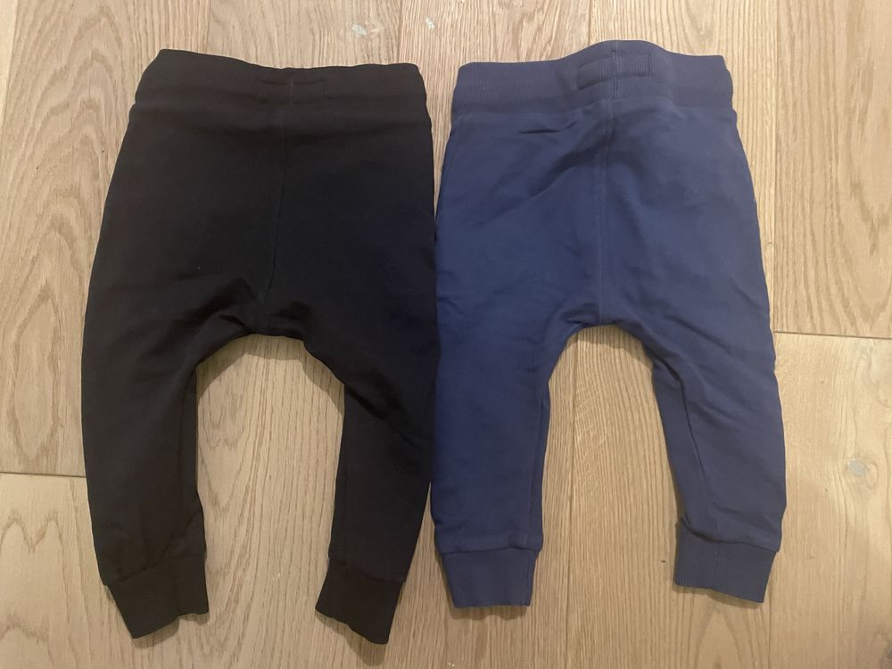 Next 74-80 cm spodnie dresowe x 2 9-12 miesiecy